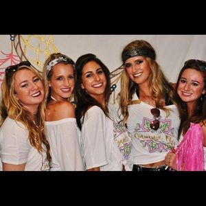 Boho Gamma Phi Beta loose fitting t shirt